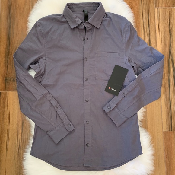 lululemon athletica Other - Lululemon all town button down MNBL moon blue